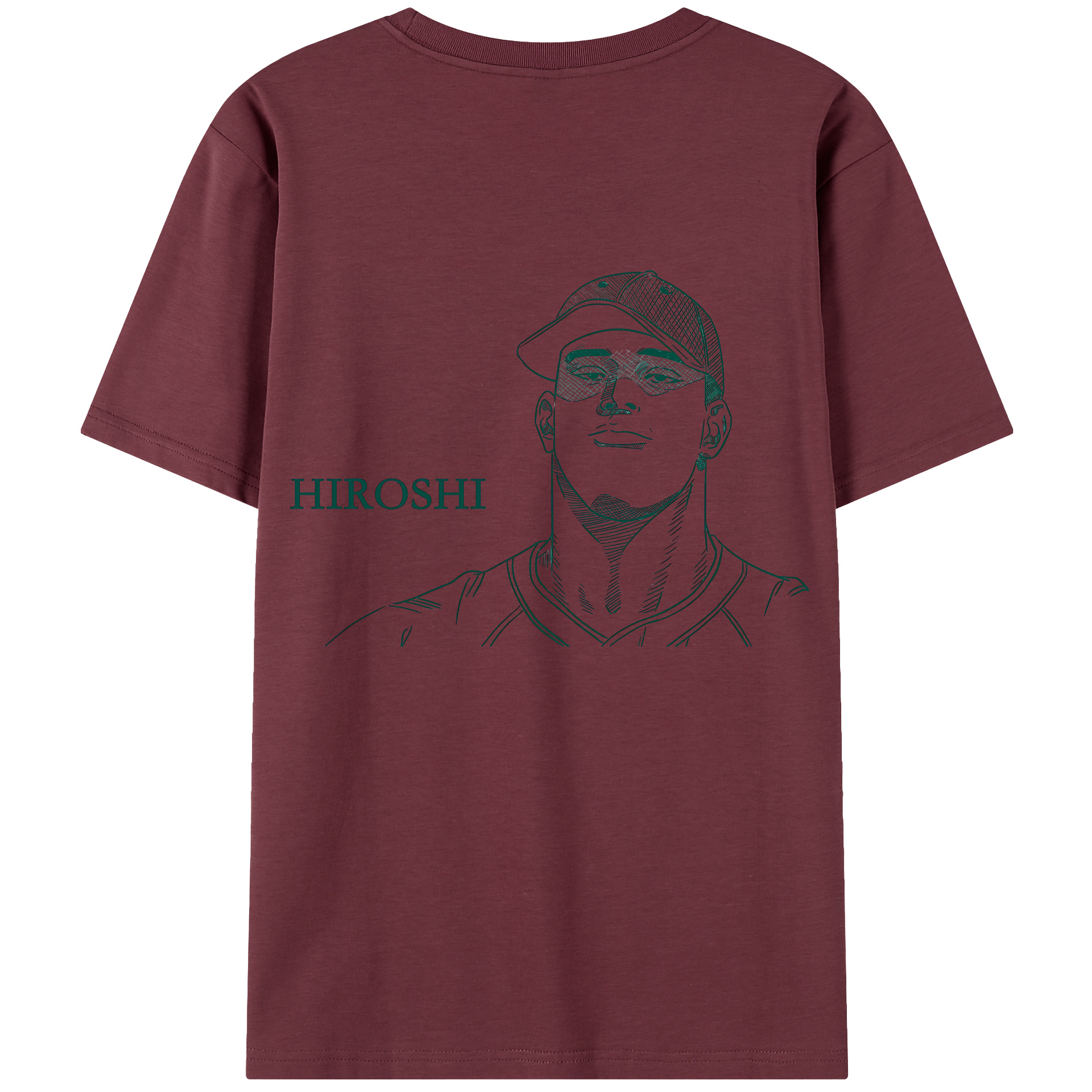 SLAM DUNK／スラムダンク 綿100％半袖Tシャツ（背面プリント）